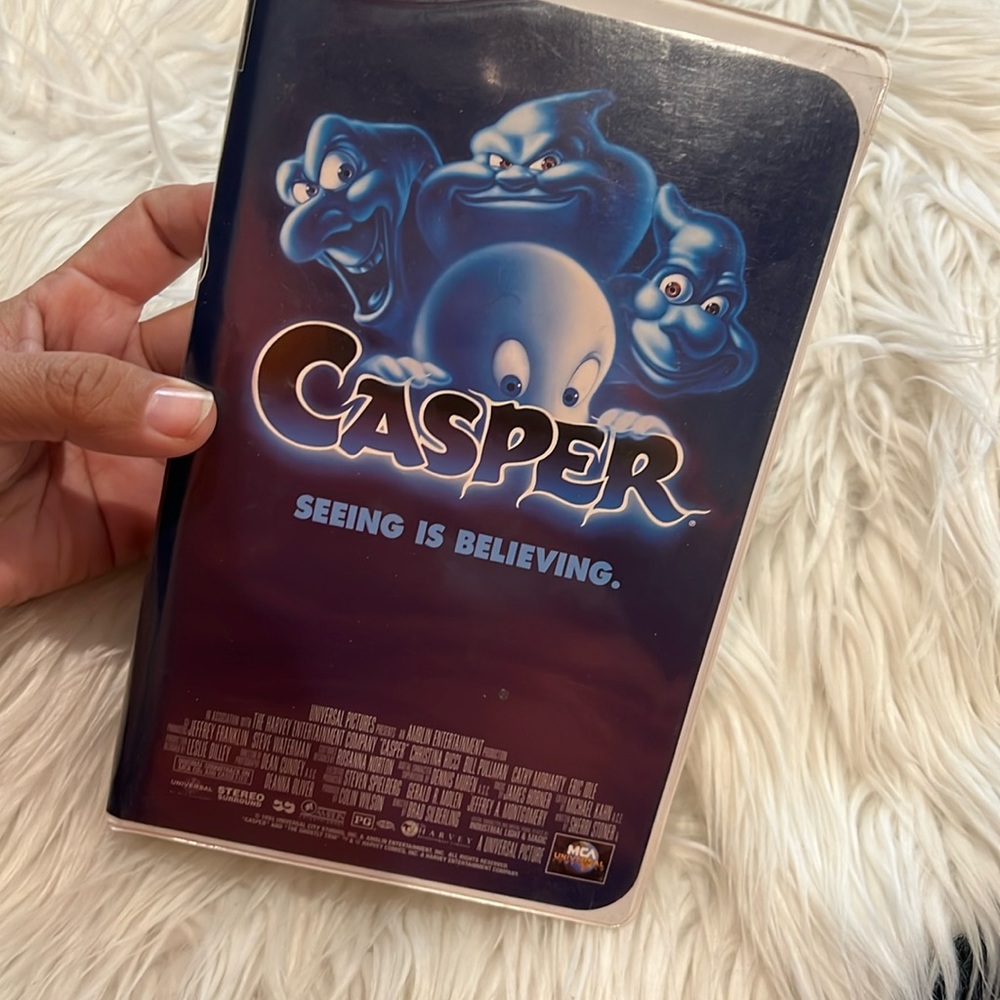 Casper Seeing Is Believing VHS Tape